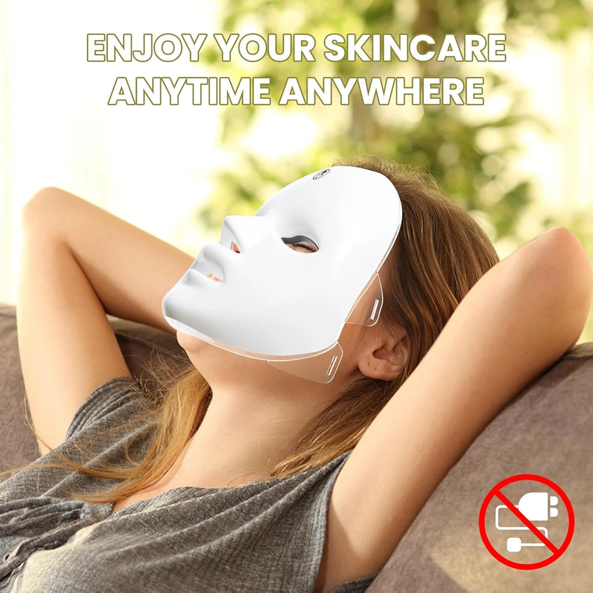 7-in-1 Color Red Light Therapy Facial Mask